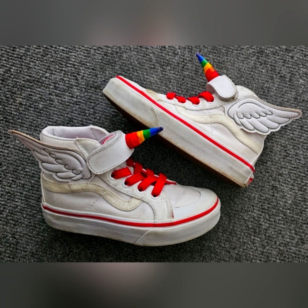 Vans girls unicorn high tops sneakers 11